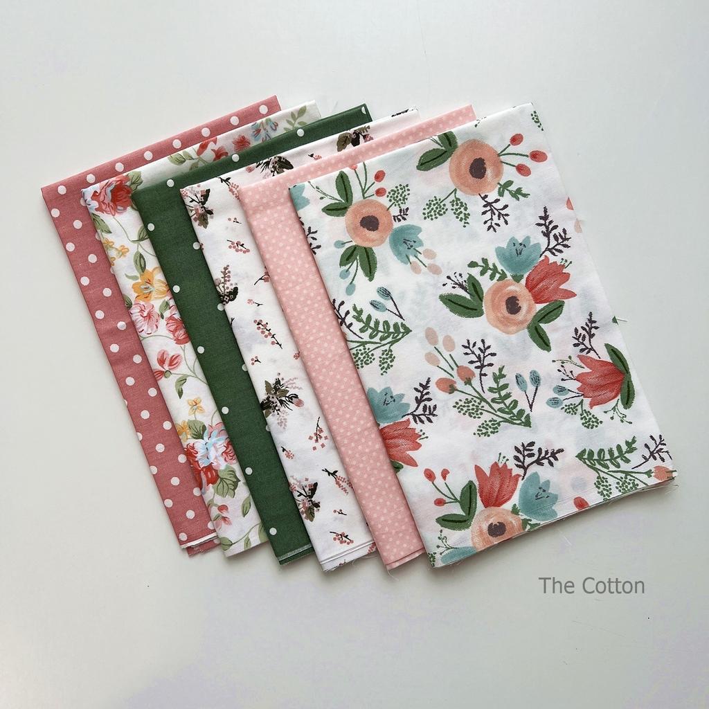 Набір бавовняних тканин для шиття та рукоділля - печворку, м'яких іграшок та інших текстильних виробів.