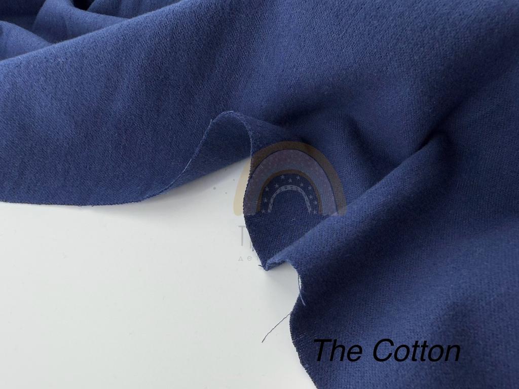 Фланель - Однотон  синій