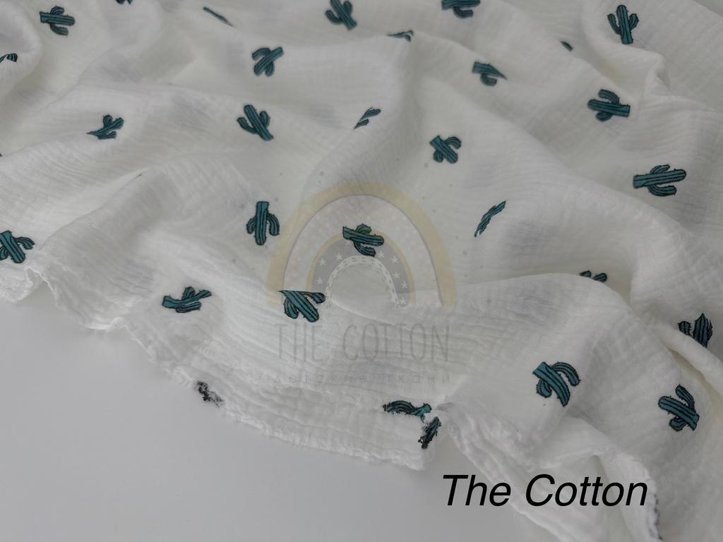 Муслін - Кактуси  на молочному