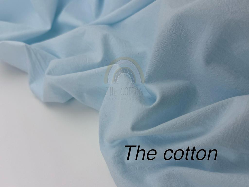 Варена Бавовна однотон - Небесно-блакитний