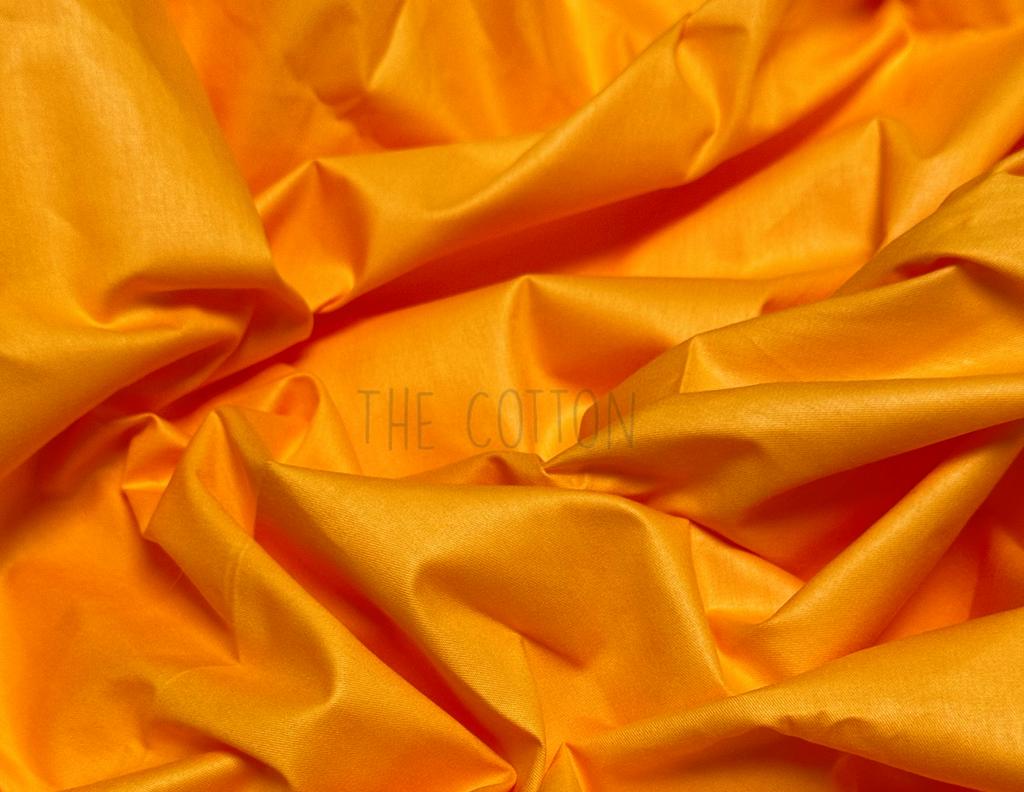 Бавовна Сатин однотон - Оранж SO 586