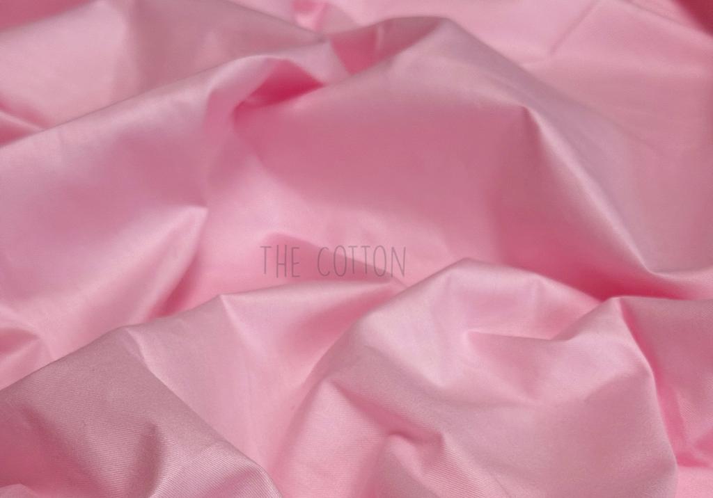 Бавовна Сатин однотон - Рожева пудра SO 376
