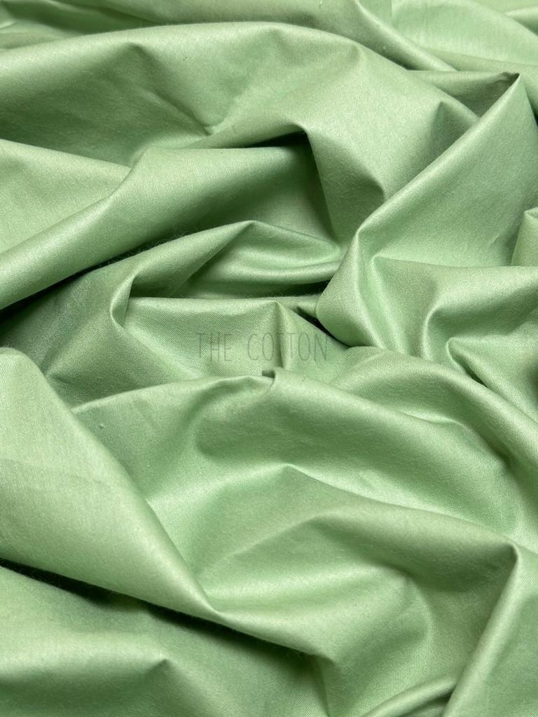 Бавовна Сатин однотон - Трав'яний зелений SO 377
