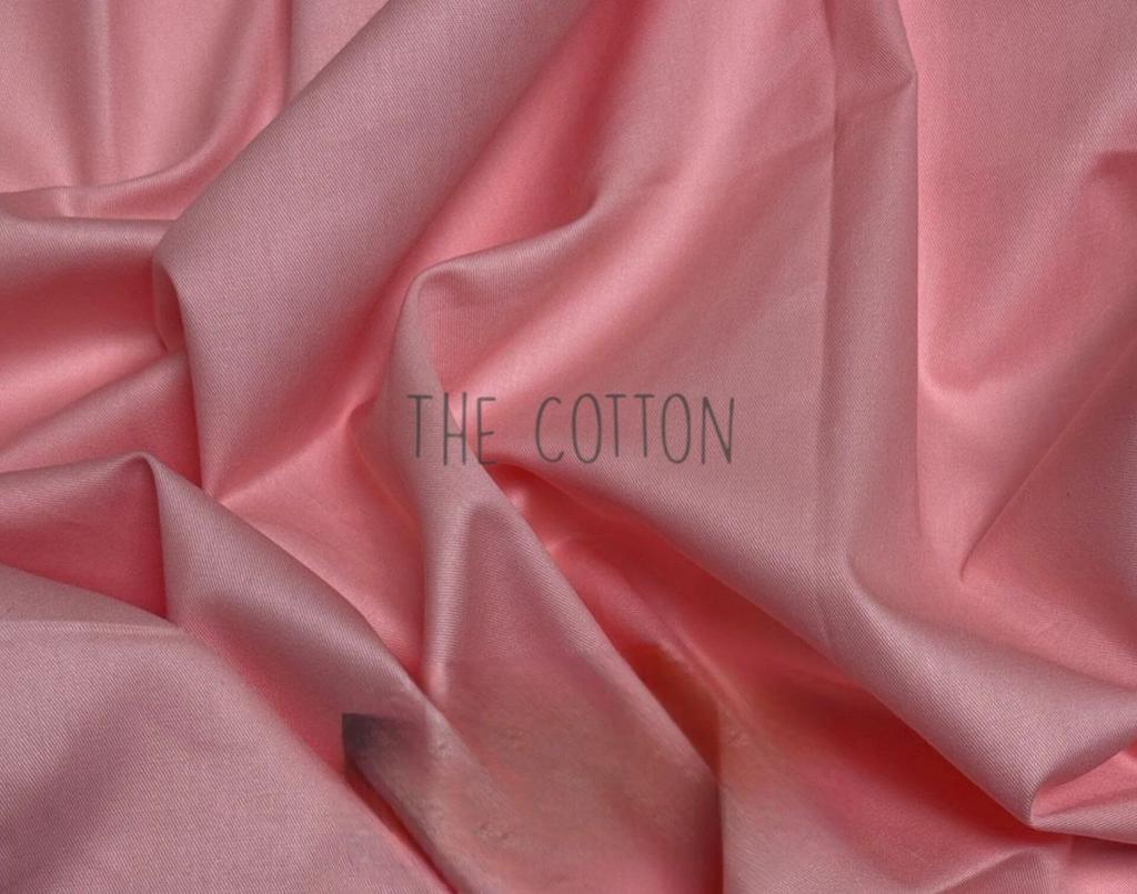 Бавовна Сатин однотон - Персик SO 489