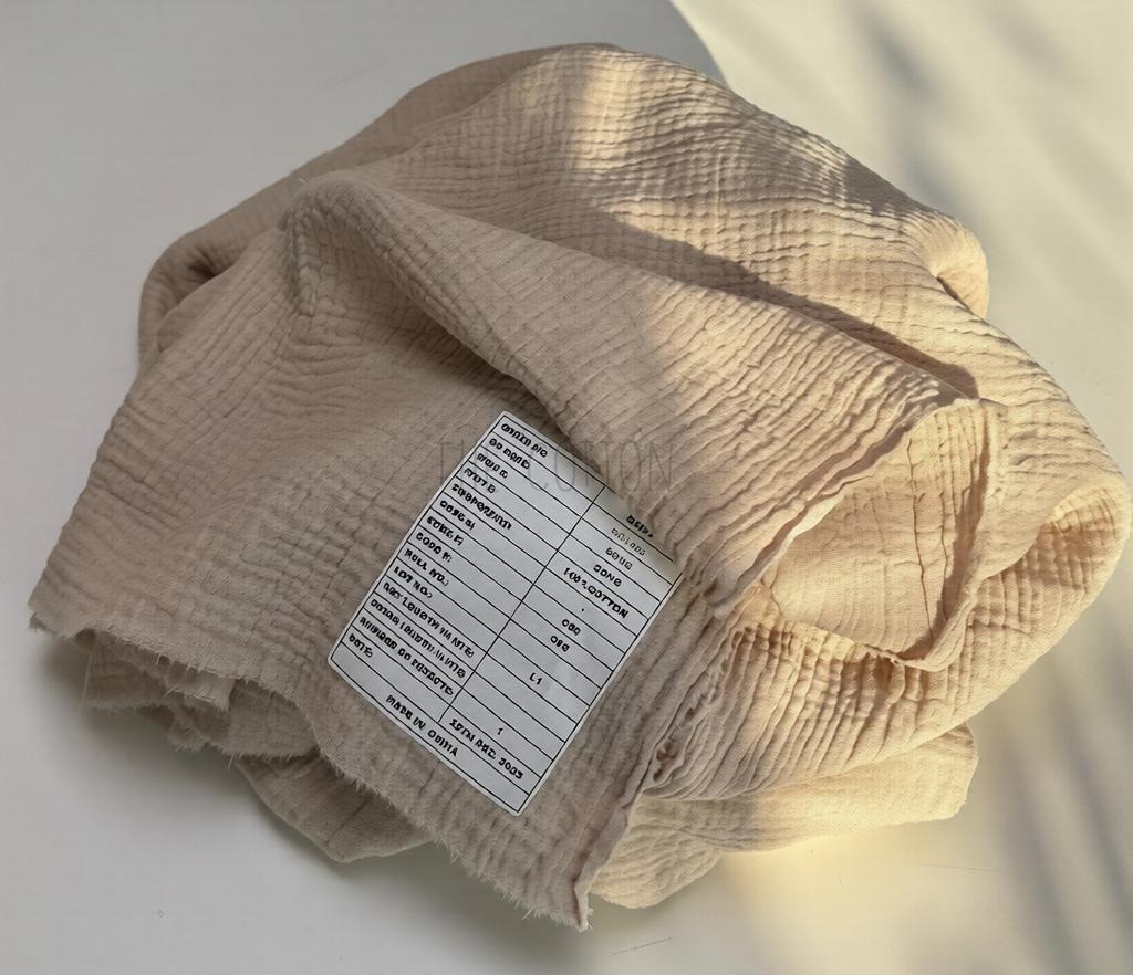 Муслін двошаровий - Однотон бежевий (88)