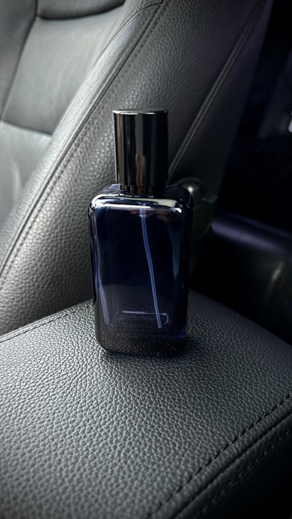 Темно-синій скляний атомайзер 50мл