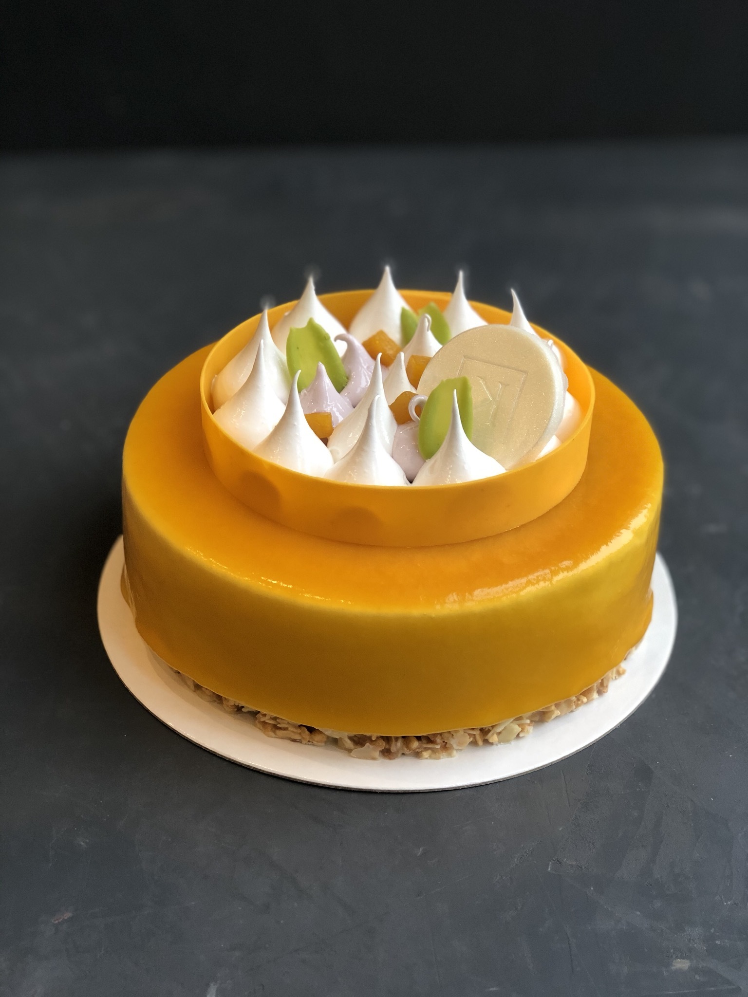 Рецепт муссового торта манго-малина от Ольги Никитиной