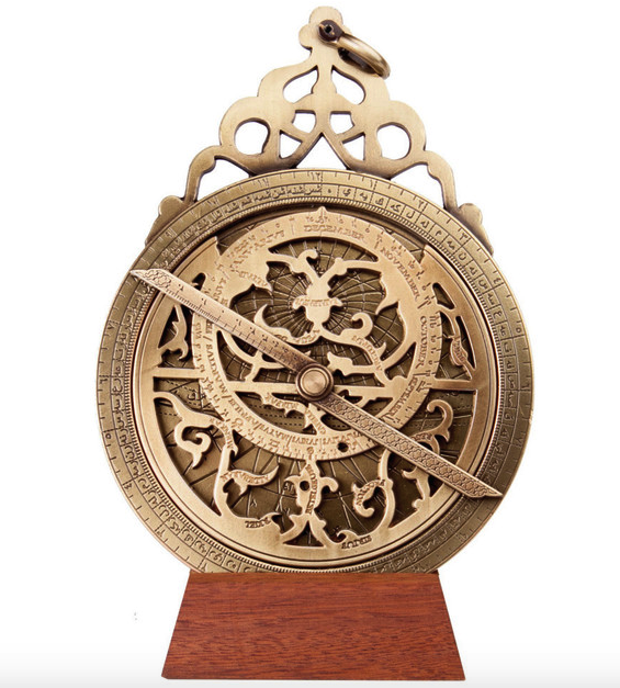 Wood and Zamac Eastern Astrolabe