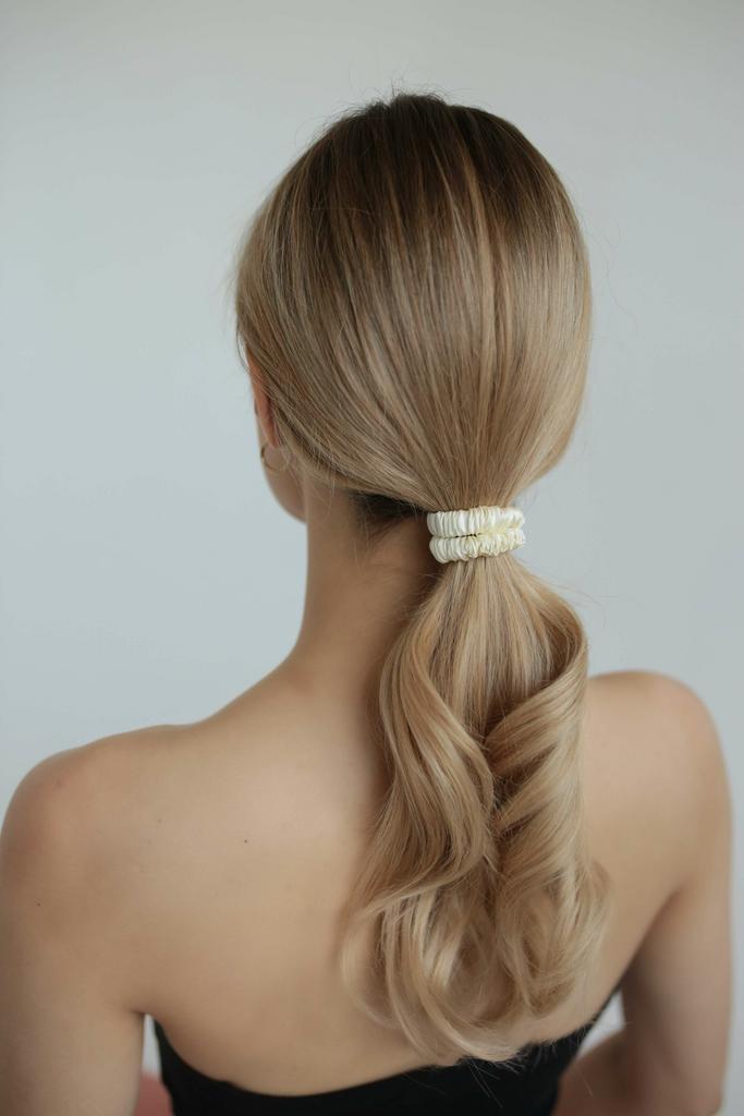 Шелковая резинка для волос MINI silk lovers