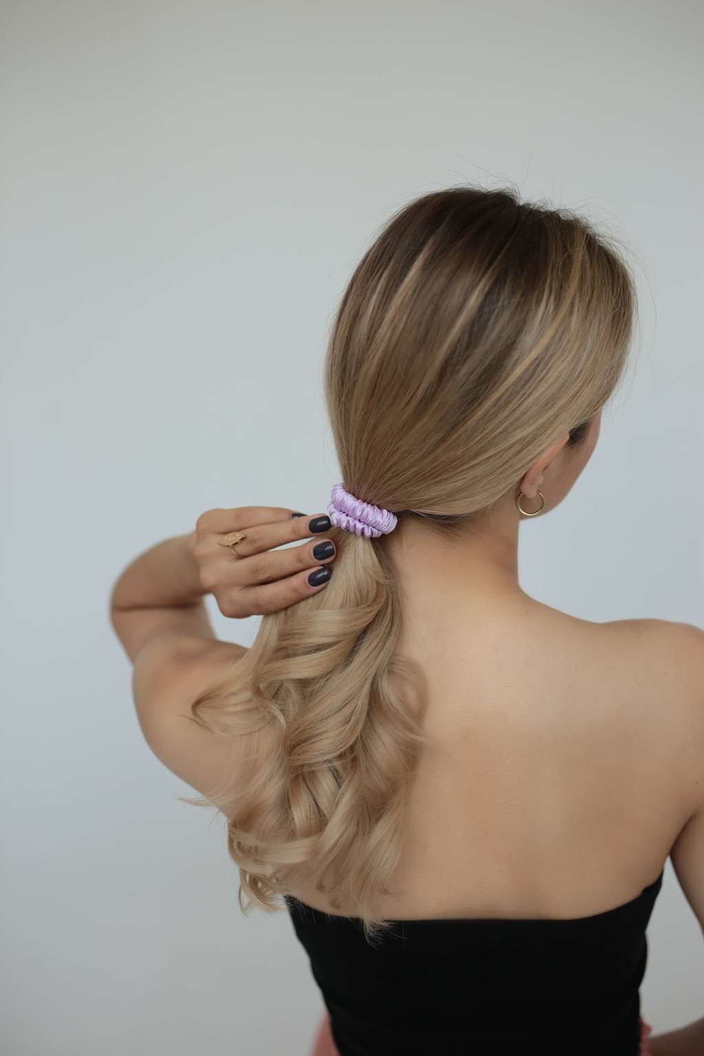 Шелковая резинка для волос MINI silk lovers