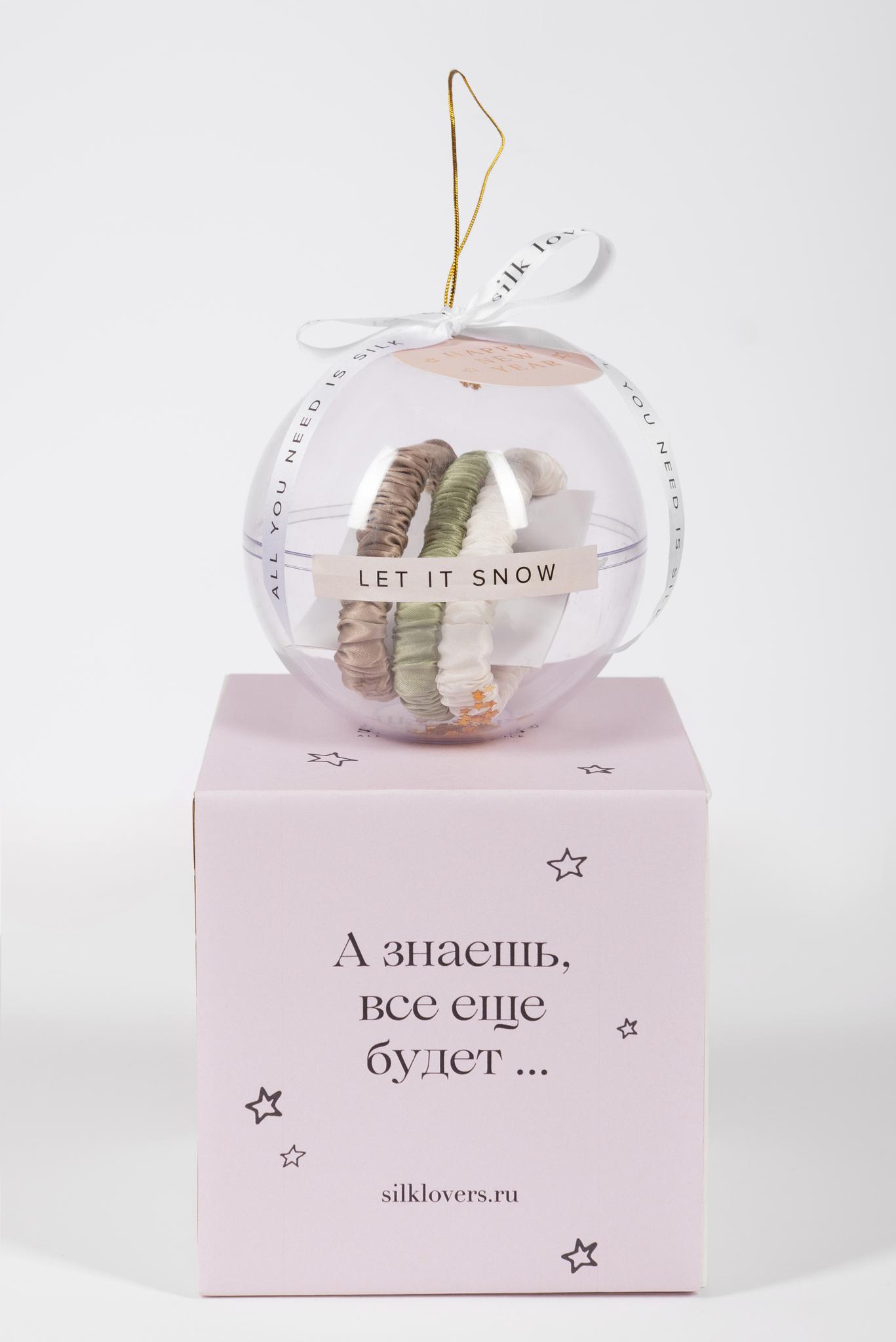 NEW YEAR LIMITED EDITION > 3 резинки для волос MINI в большом шаре купить в  интернет-магазине