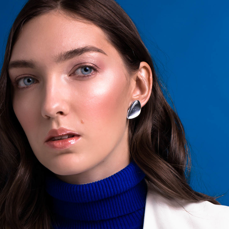 Earrings Silver Stone