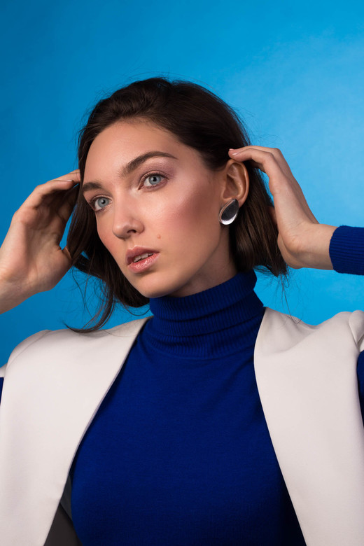 Earrings Silver Drop
