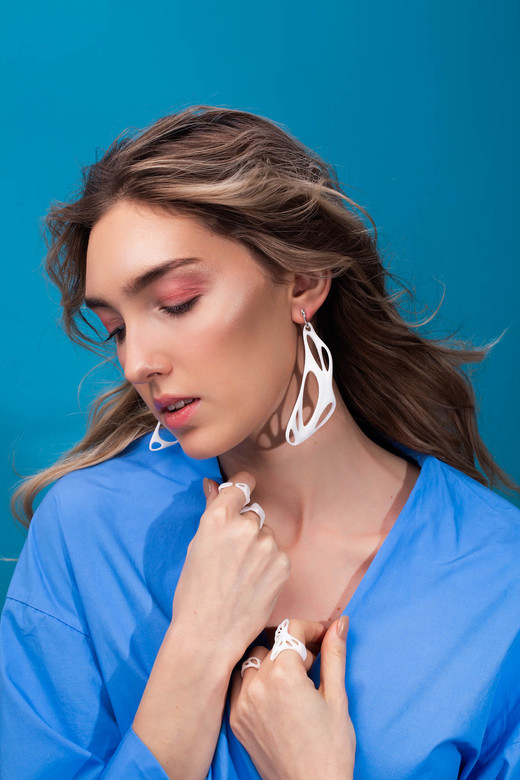 Серьги Earrings 01 Bioline 3d