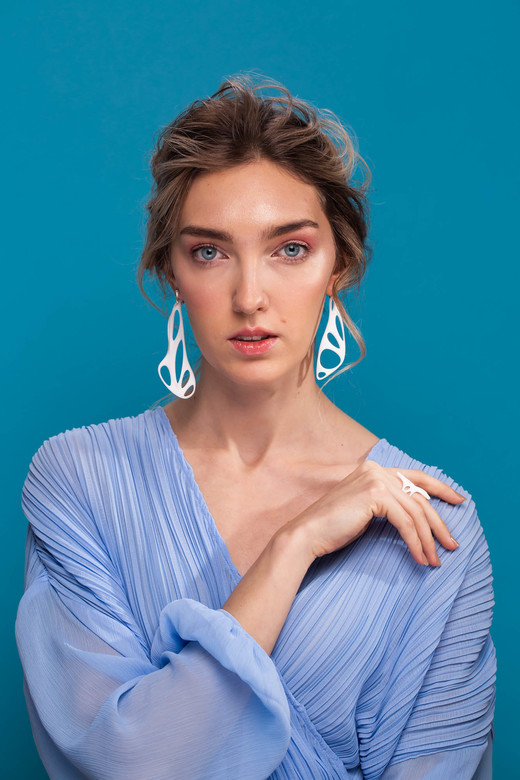 Серьги Earrings 01 Bioline 3d