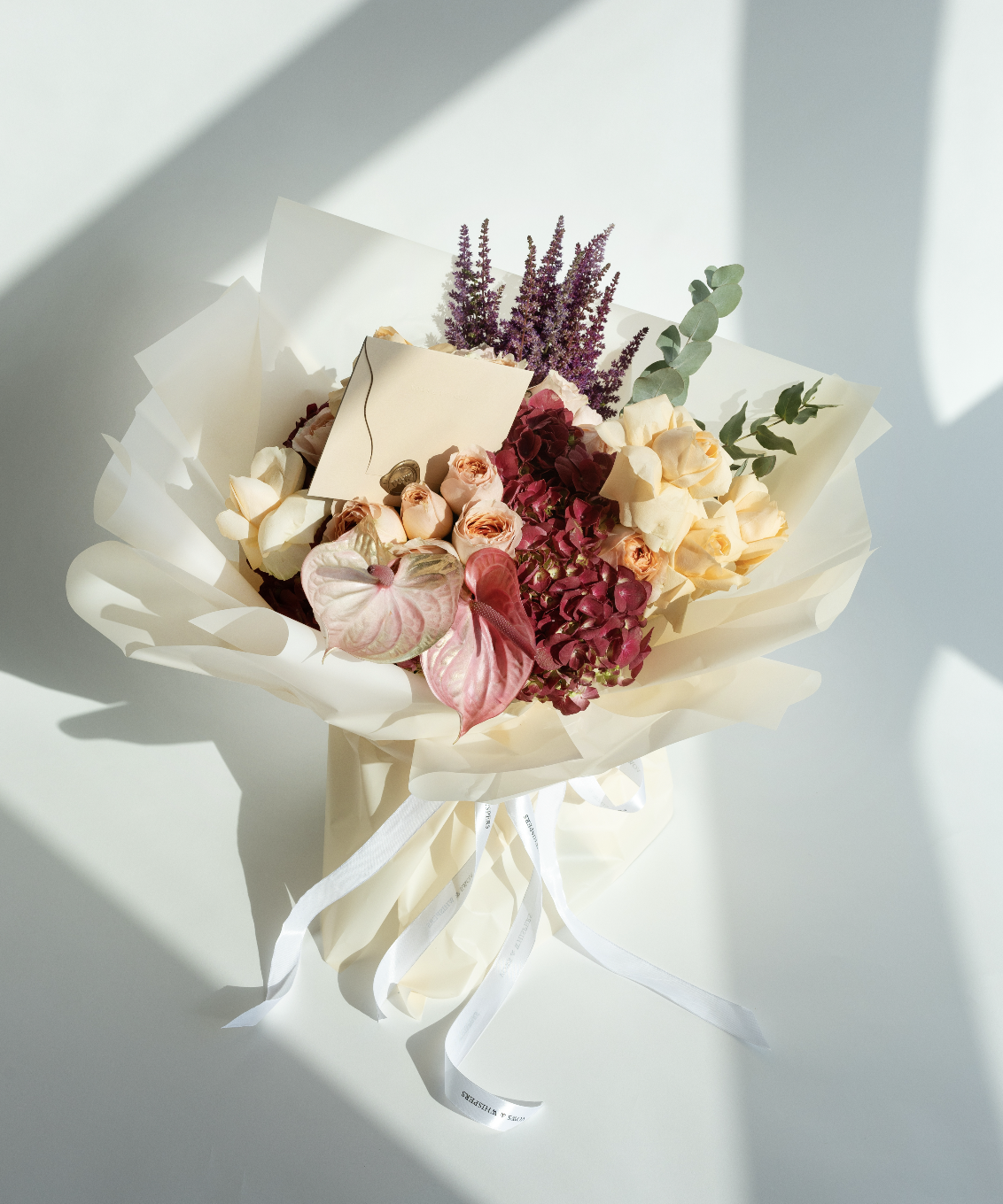 Crystal Whisper Dried Flower Arrangement
