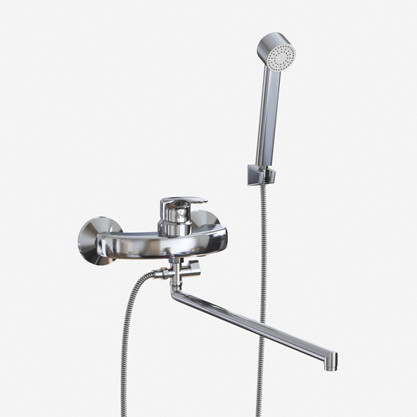 Смеситель ML03-02 для ванны и умывальника 40k  MIXLINE