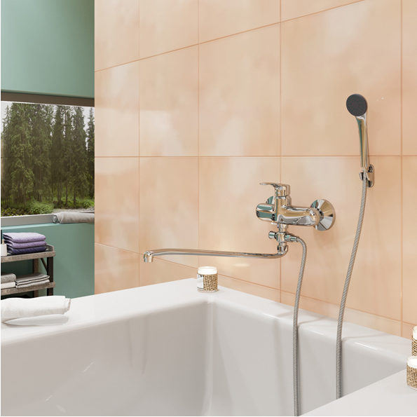 Смеситель ML05-02 для ванны и умывальника 40k  MIXLINE