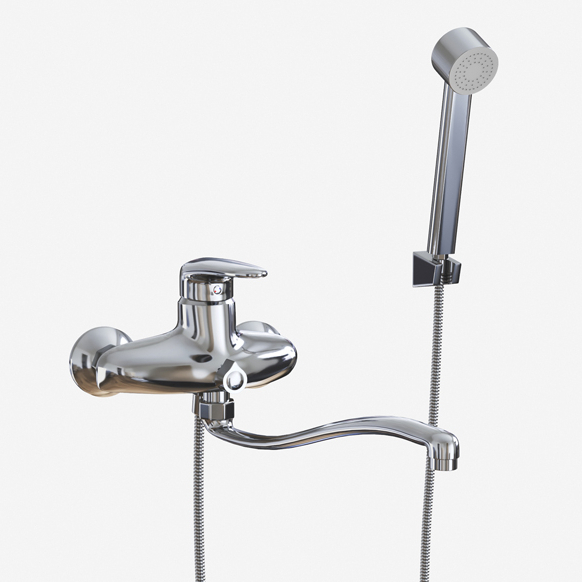 Смеситель ML08-02 для ванны и умывальника 40k  MIXLINE