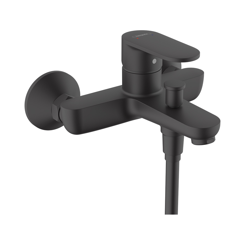 Смеситель Vernis Blend 71440670  ванна ВМ,мат.ЧЕРНЫЙ HansGrohe