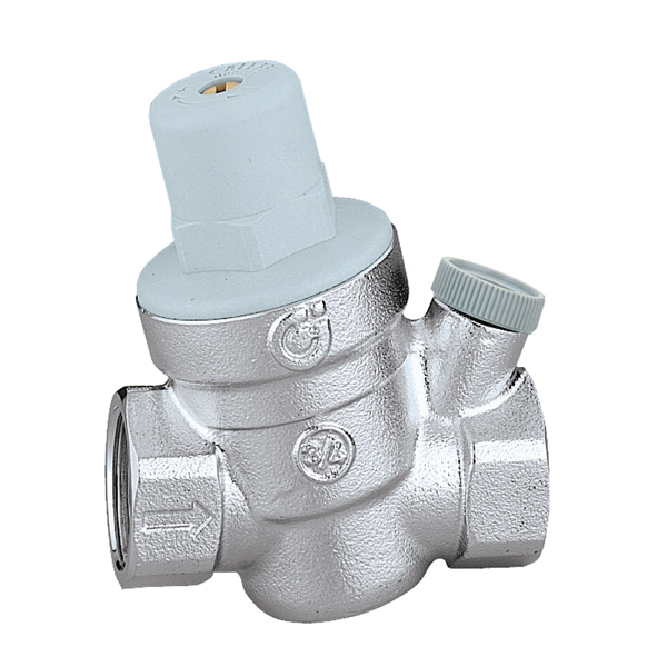 Редуктор давления 1" c соединением для манометра до 16бар (533461) CALEFFI