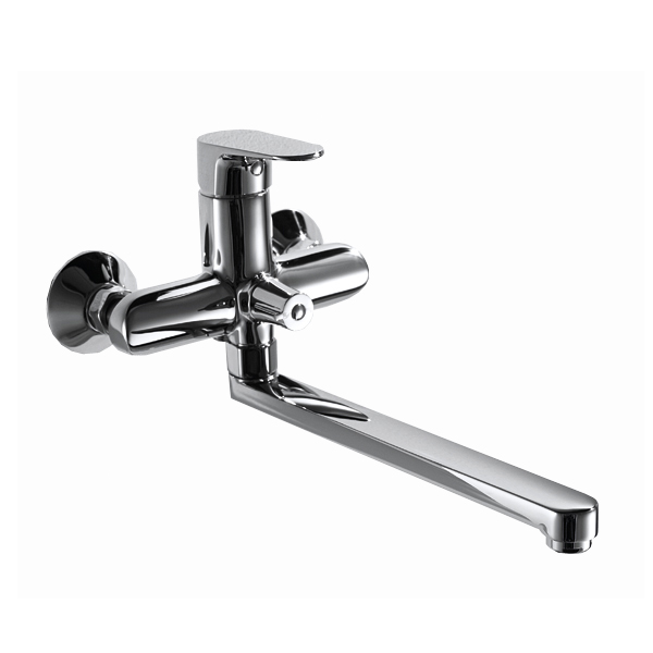 Смеситель F6120178CP-01L ванна длинный излив Alfa BRAVAT