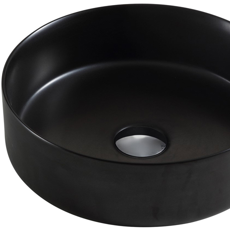 Раковина накладная (черная) AZ-3134MB Azario