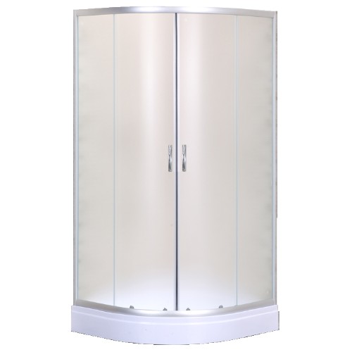 Душевое ограждение CS-8005S 80*80*195, поддон 13 см Loranto