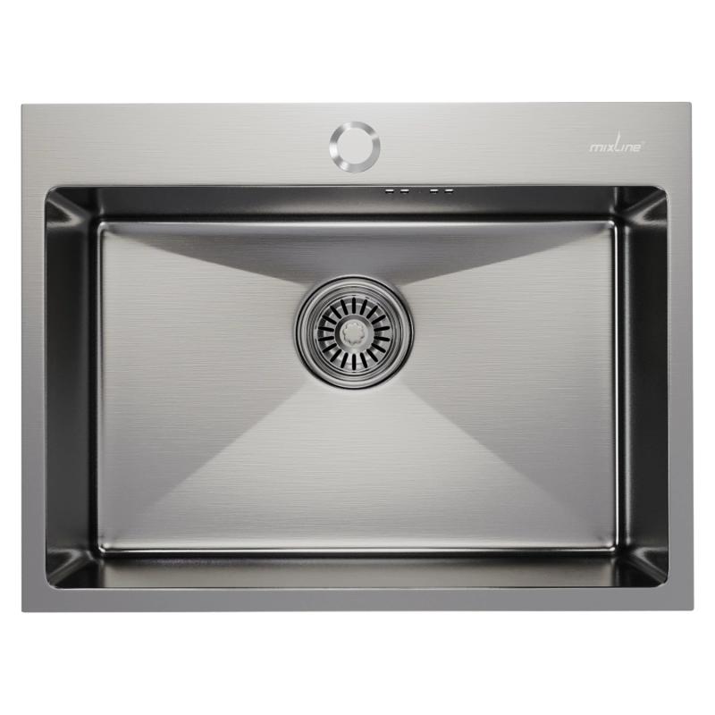 Мойка настол.монтаж 65х45 (3,0) САТИН 3 1/2 MIXLINE PRO