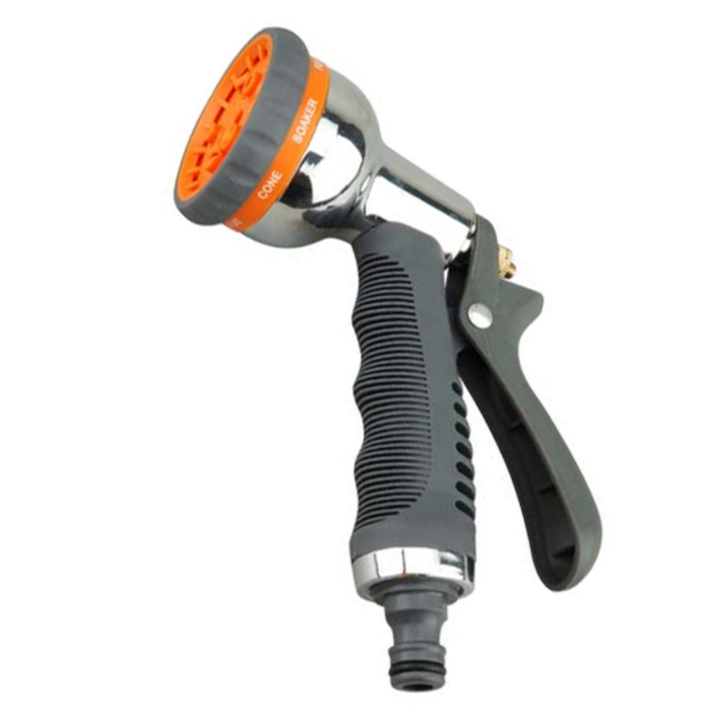 Пистолет-разбрызгиватель 8 струй Belamos, металл 7204D