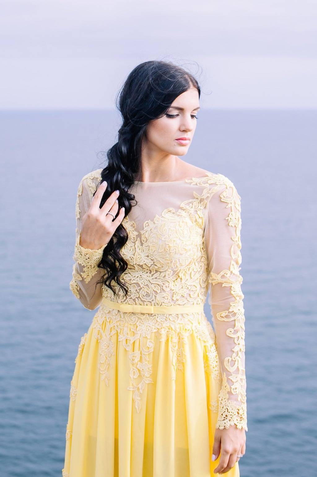 Желтое свадебное платье для уверенных в себе