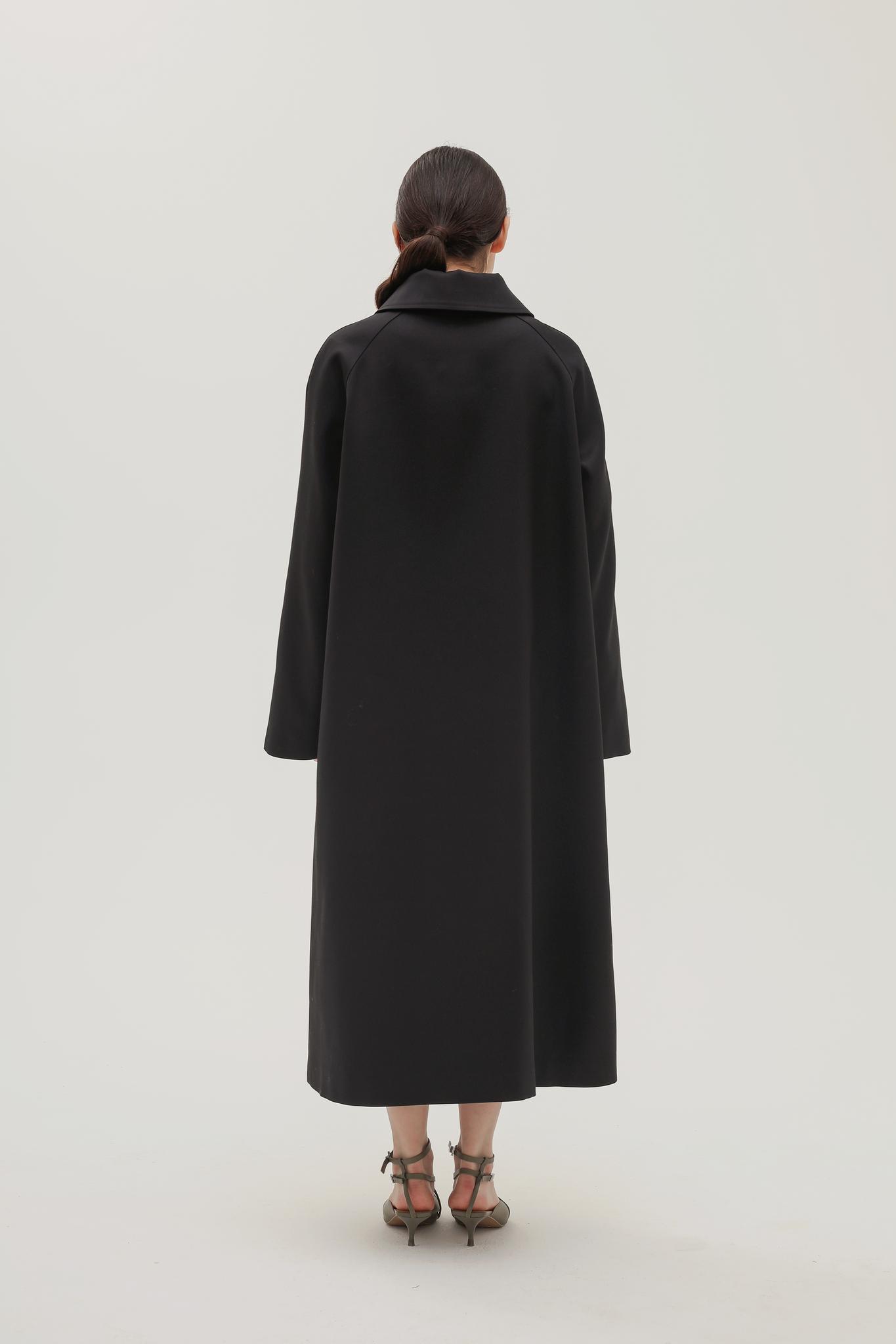 Acne black outlet coat