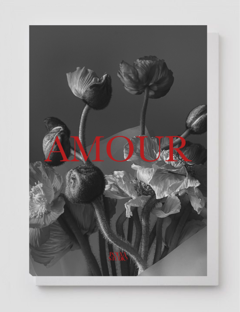 Интерьерная открытка amour flowers  (Polya Studio)