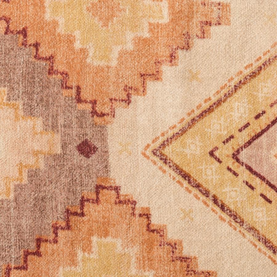Ковер из хлопка с этническим орнаментом цвета лаванды из коллекции Ethnic, 160x230 см