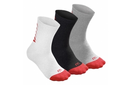 Носки теннисные детские Wilson Youth UWII Script Tech Tee Sock 31-34 3 пары