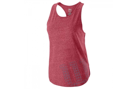 Топ женский Wilson Stencil Tech Tank Women Розовый
