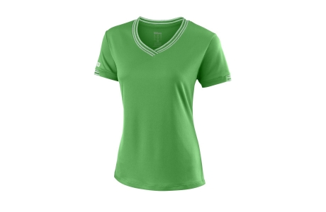 Футболка Wilson Team V-Neck Tee Women (зеленый)