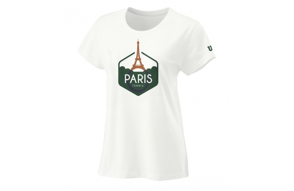 Футболка Wilson Paris Tech Tee Women (белый)