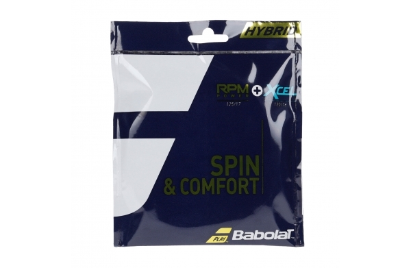 Теннисная струна Babolat HYBRID RPM Power 125 + XCEL 130