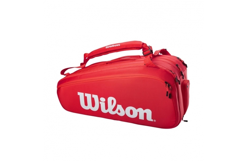 Сумка теннисная Wilson Super Tour 15 Pack (красный)