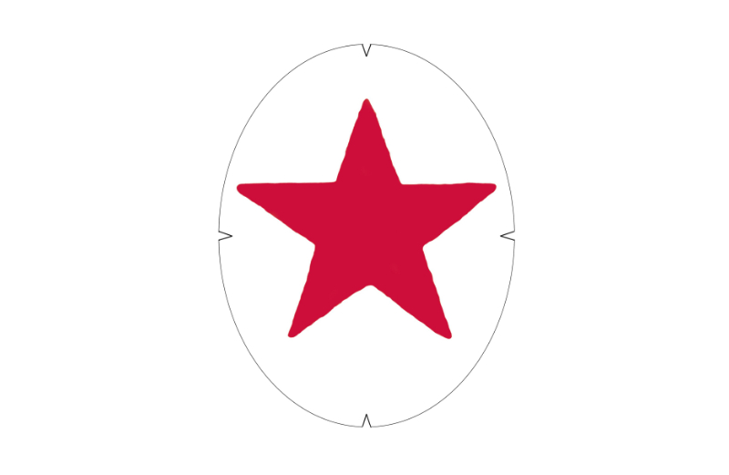 Трафарет для ракетки Unique Star