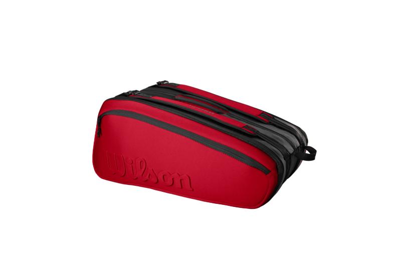 Сумка теннисная Wilson Super Tour Clash v2.0 15 Pack (красный)
