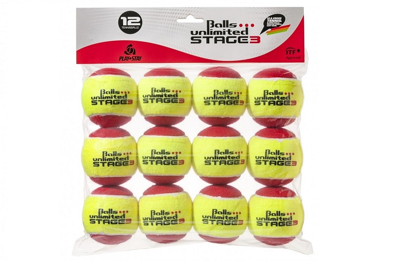 Теннисные мячи Balls Unlimited Stage 3 Red (12 шт. в упак.)