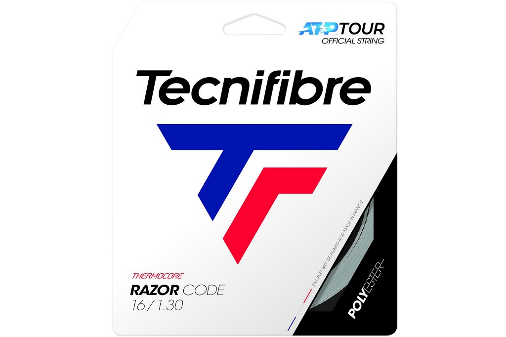 Теннисная струна Tecnifibre Razor Code (12,2 м), белый
