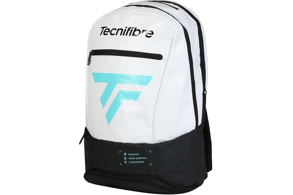Рюкзак теннисный Tecnifibre Tour Endurance Backpack (белый/бирюзовый)