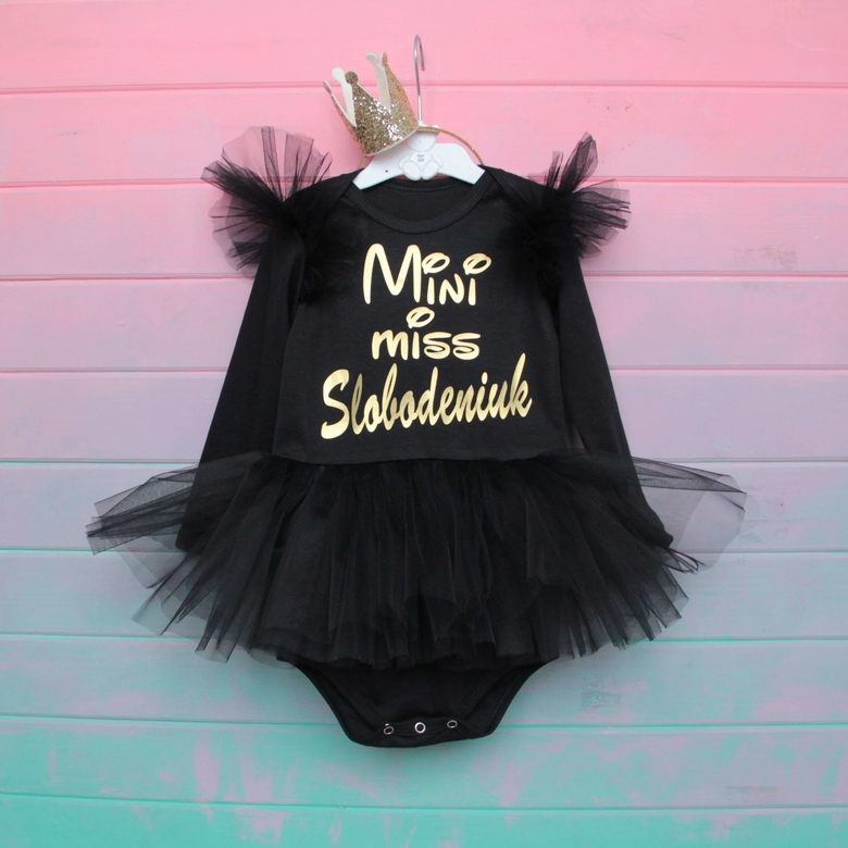 Платье-боди именной