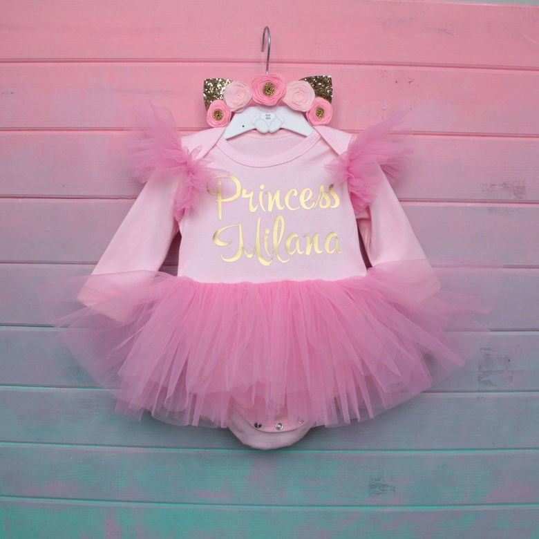 Платье-боди именной