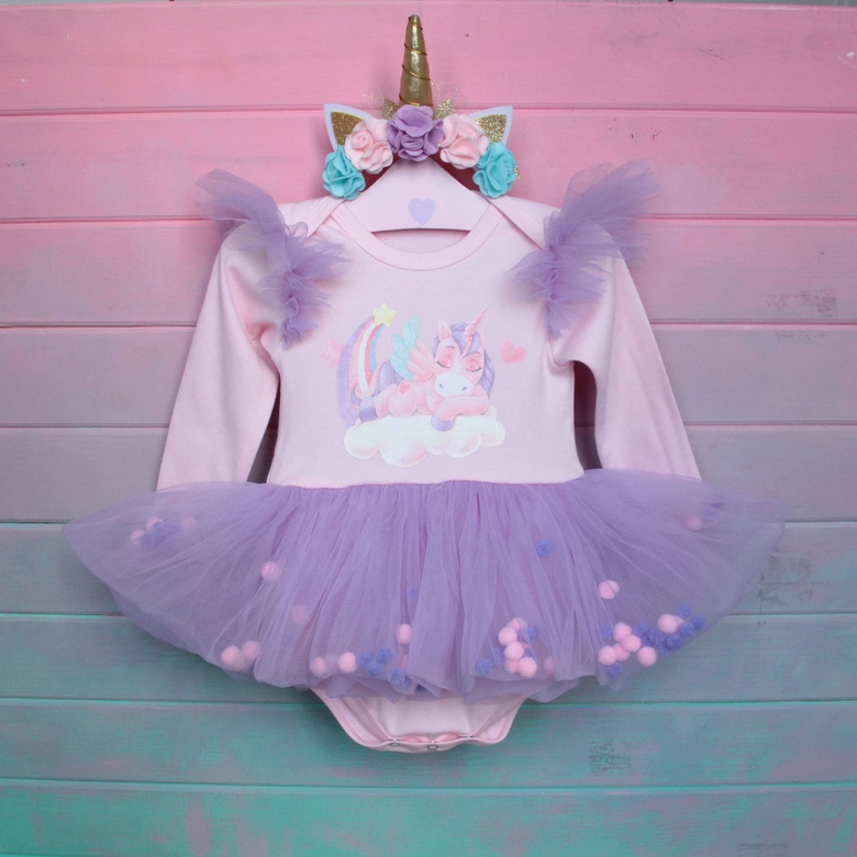 Платье-боди "Пони"