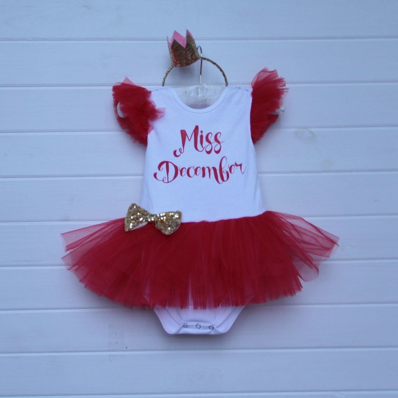 Платье-боди  "Miss December"