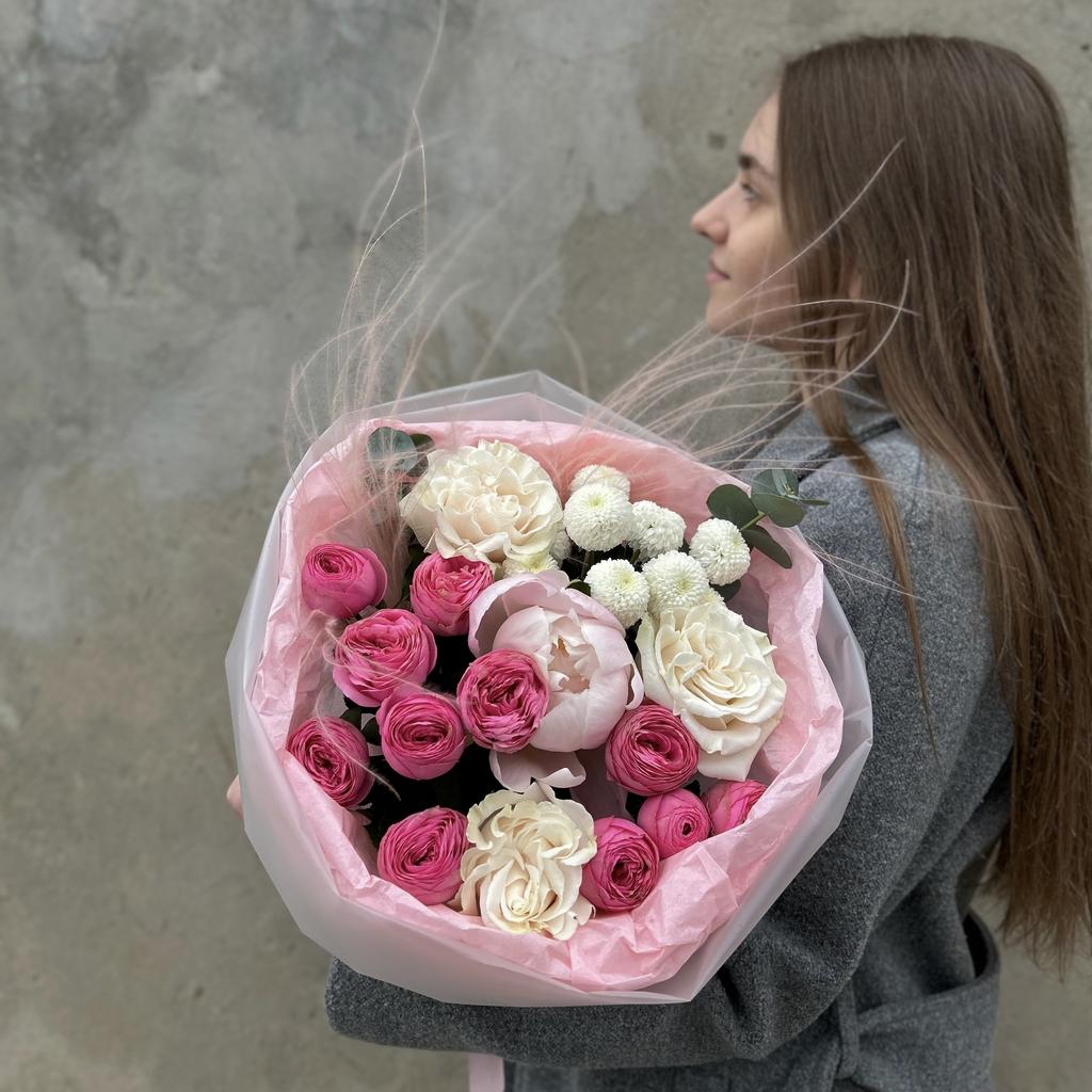 Купить цветы, букет в Липецке. Клумба